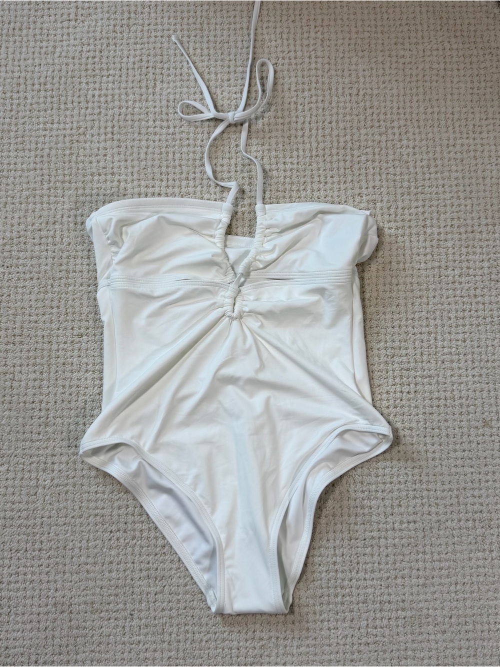 Banana Republic White One-Piece Swimwear